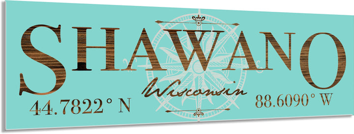 FP0452 - Shawano, WI Engraved Stick (Standard)