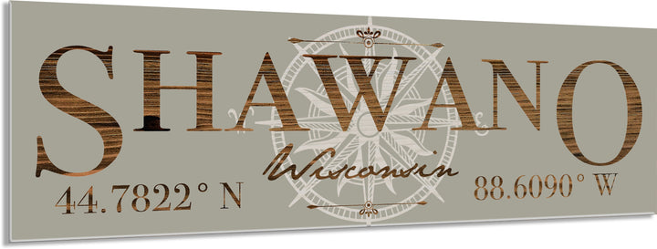 FP0452 - Shawano, WI Engraved Stick (Standard)