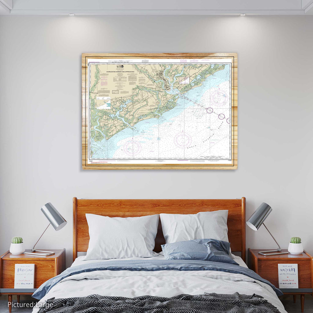 FP0619 - Charleston Harbor and Approaches Nautical Map (NOAA) (Standard)