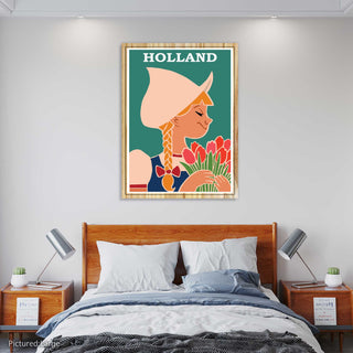 Holland Vintage Travel Poster