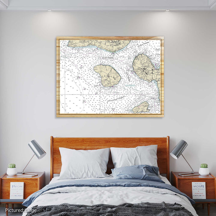 FP1584 - Lana'i Printed Nautical Map (NOAA) (Standard)