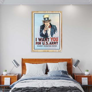 I Want You For US Army Vintage Poster
