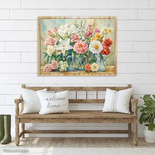 Flowers in Gentle Hues