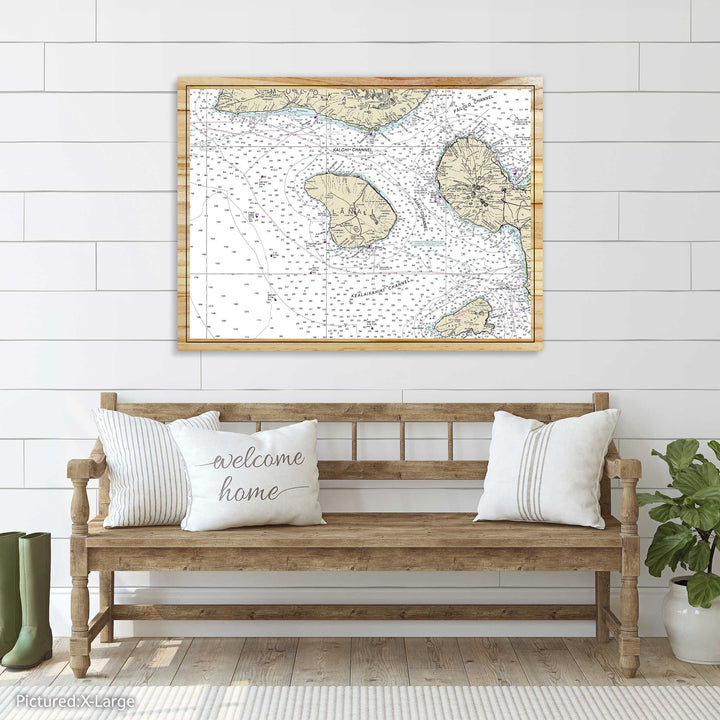 FP1584 - Lana'i Printed Nautical Map (NOAA) (Standard)