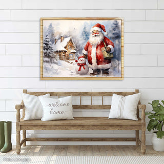 Santa and Frosty
