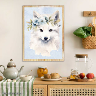 Arctic Fox Flower Crown