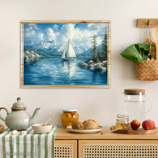 Lake Tahoe: Sailboat Symphony