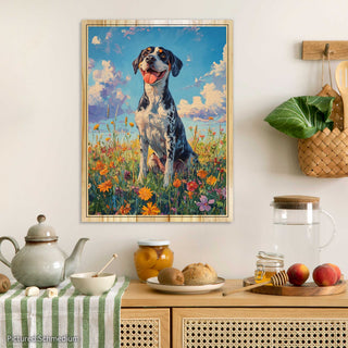 Bluetick Coonhound: Sunlit Trails