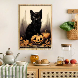 Cat and Pumpkin