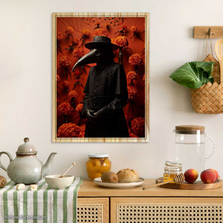 Plague Doctor Poppy Flowers