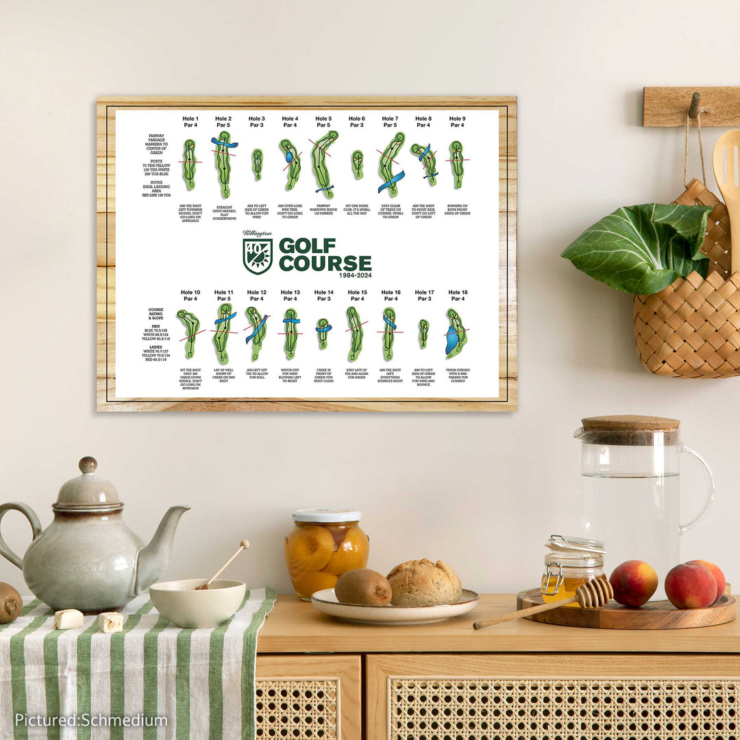 FP0781 - Killington Golf Course, VT Printed Patent (Bronze)