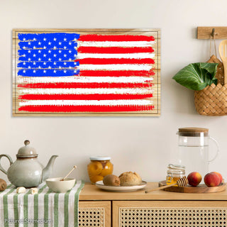Distressed American Flag