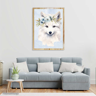 Arctic Fox Flower Crown