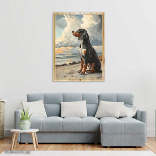 Bluetick Coonhound: Echoes of the Blue Depths