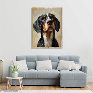 Bluetick Coonhound: Those Thoughtful Eyes