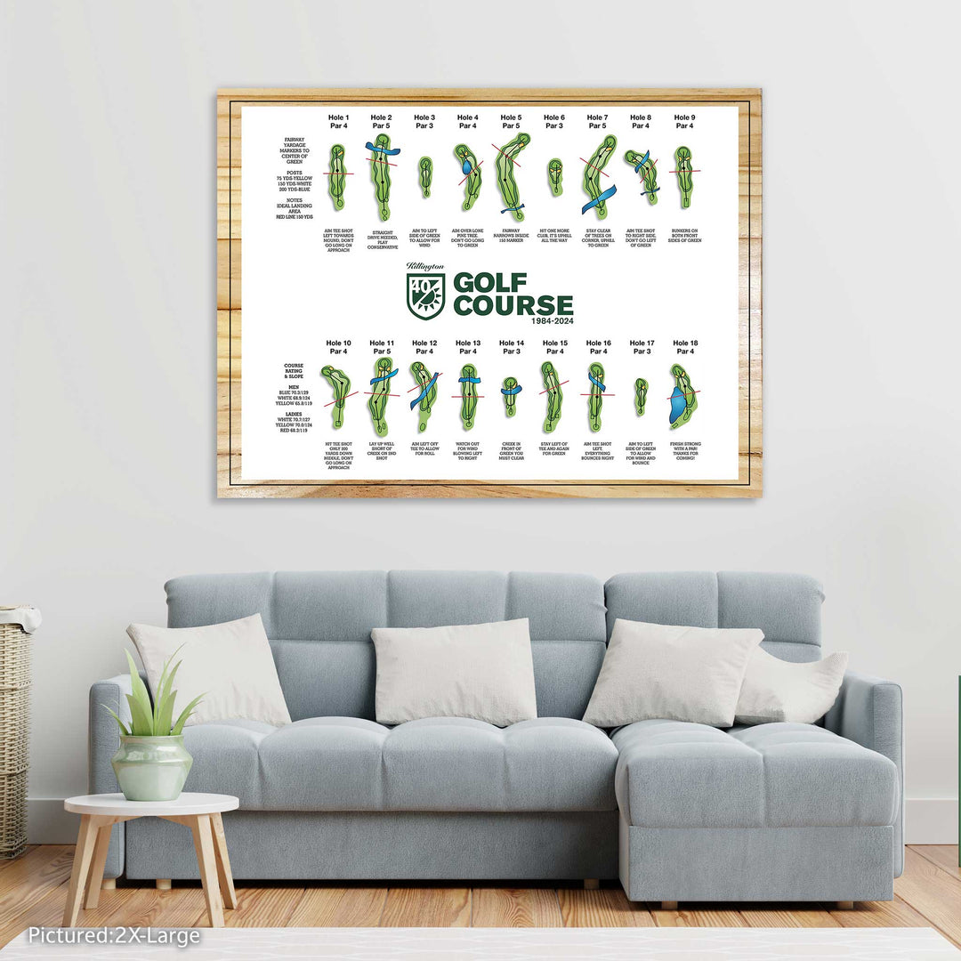 FP0781 - Killington Golf Course, VT Printed Patent (Bronze)