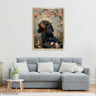 Gardens Grace: The Long-haired Dachshunds