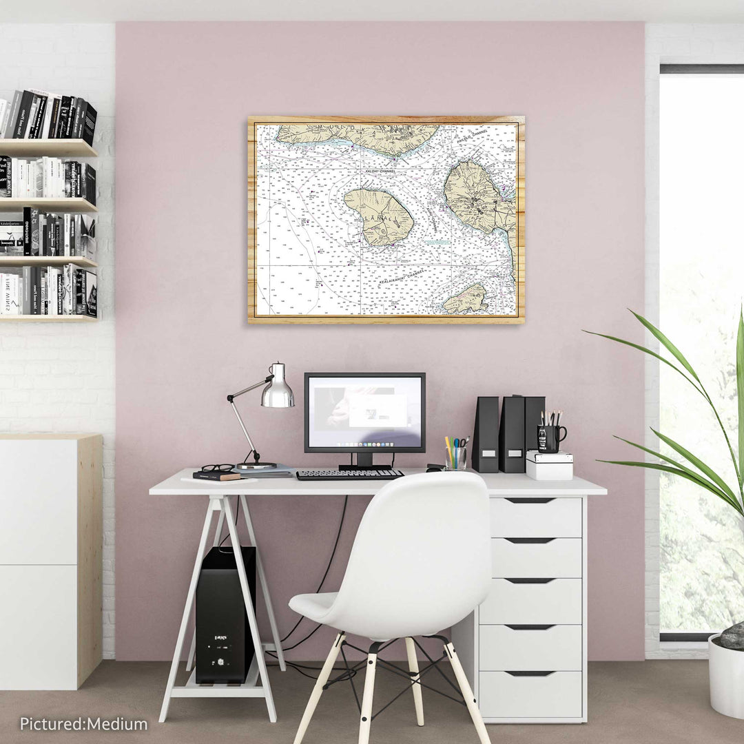 FP1584 - Lana'i Printed Nautical Map (NOAA) (Standard)