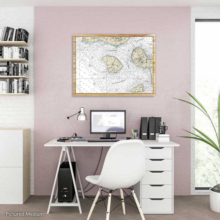 FP1584 - Lana'i Printed Nautical Map (NOAA) (Standard)