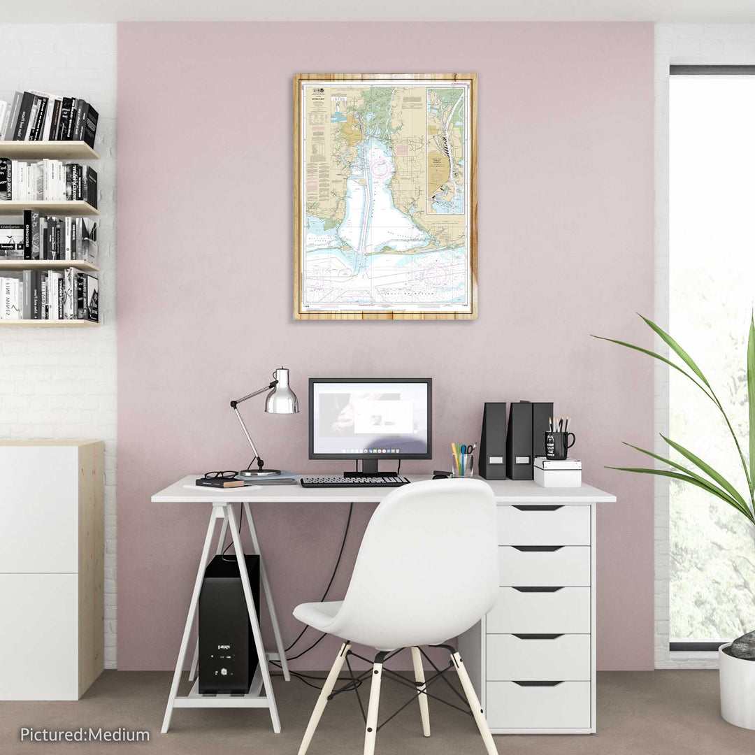 Mobile Bay Nautical Map (NOAA)