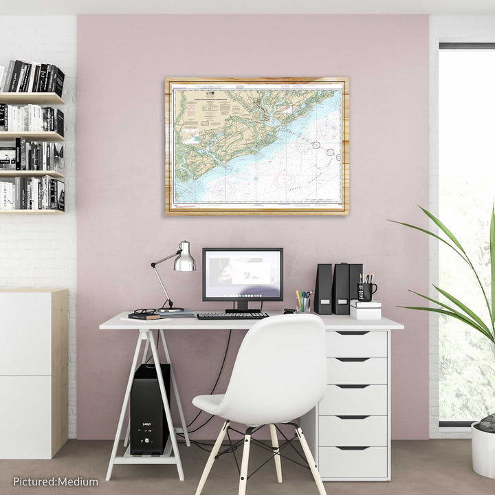 FP0619 - Charleston Harbor and Approaches Nautical Map (NOAA) (Standard)