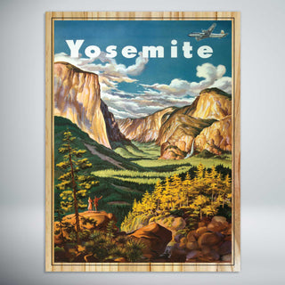 Yosemite National Park Vintage Travel Poster