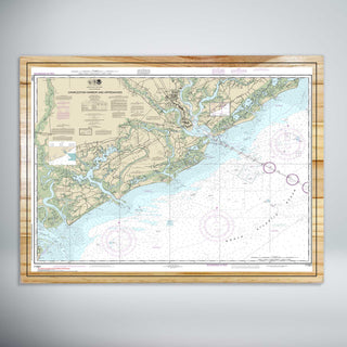 Charleston Harbor and Approaches Nautical Map (NOAA)