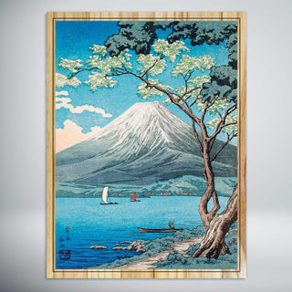 Mount Fuji from Lake Yamanaka by Hiroaki Takahashi (1945)
