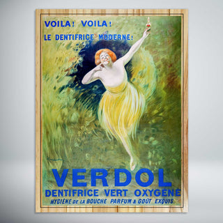 Verdol, Oxygenated Green Toothpaste by Leonetto Cappiello (1911) Vintage Ad