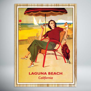 Laguna Beach, California Vintage Poster