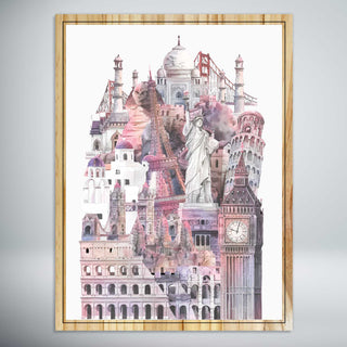 Architectural Landmarks in Watercolor