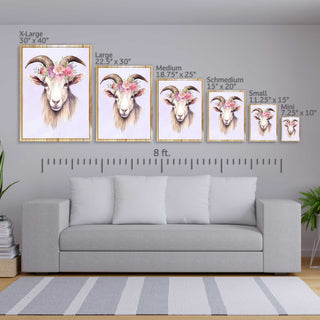 Goat Flower Crown