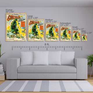 Godzilla 1956 Vintage Movie Poster
