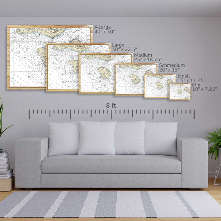 FP1584 - Lana'i Printed Nautical Map (NOAA) (Standard)