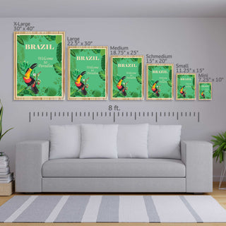 Brazil Travel Poster