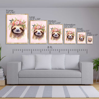 Sloth Flower Crown