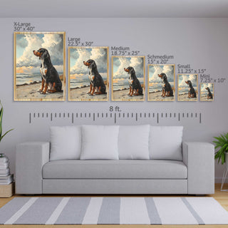 Bluetick Coonhound: Echoes of the Blue Depths