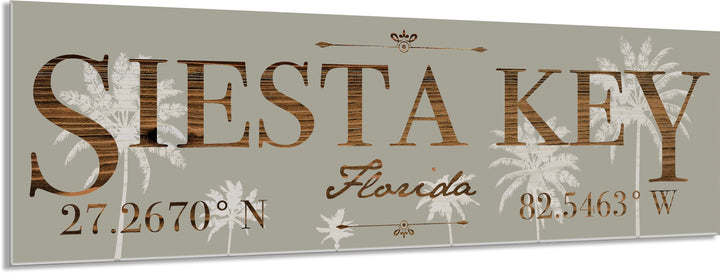 FP0596 - Siesta Key, FL Engraved Stick (Standard)