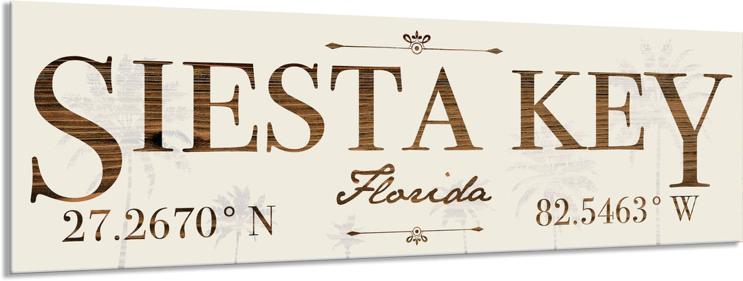 FP0596 - Siesta Key, FL Engraved Stick (Standard)