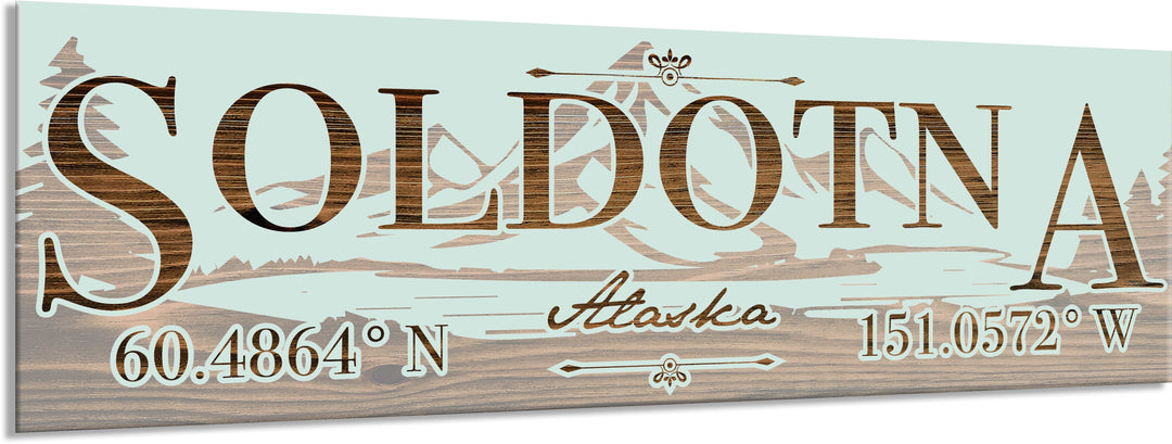 FP0022 - Soldotna, AK Engraved Stick (Bronze)