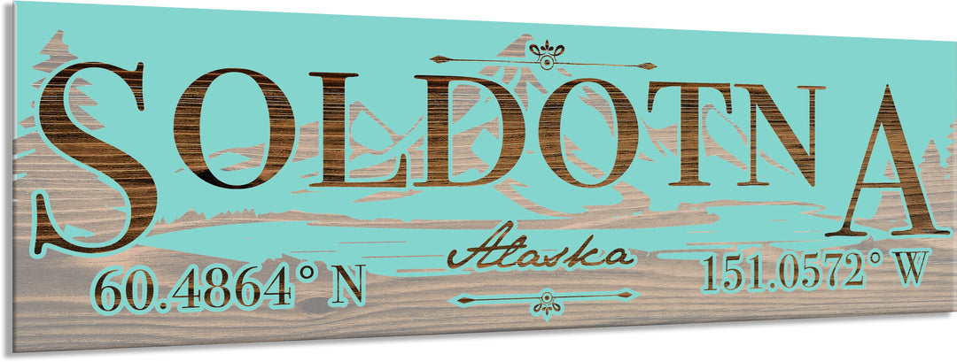 FP0022 - Soldotna, AK Engraved Stick (Bronze)