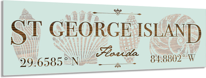 FP0389 - St George Island, FL Printed Stick (Standard)