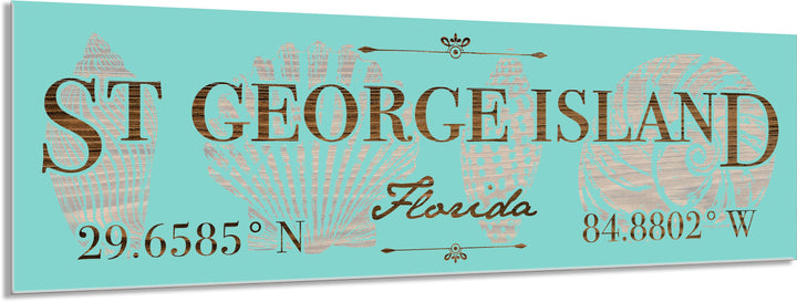 FP0389 - St George Island, FL Printed Stick (Standard)