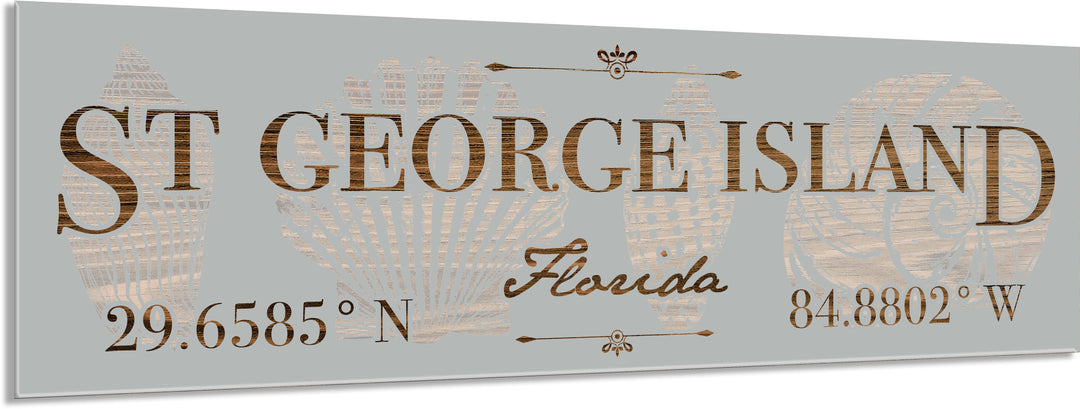 FP0389 - St George Island, FL Printed Stick (Standard)