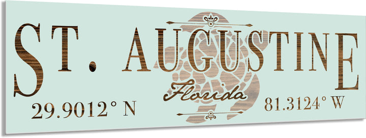 FP1717 - St. Augustine, FL Engraved Stick (Silver)