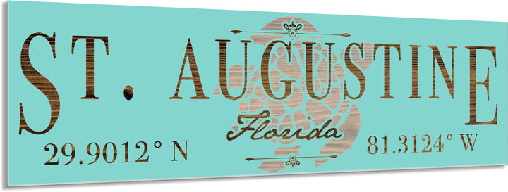 FP1717 - St. Augustine, FL Engraved Stick (Silver)