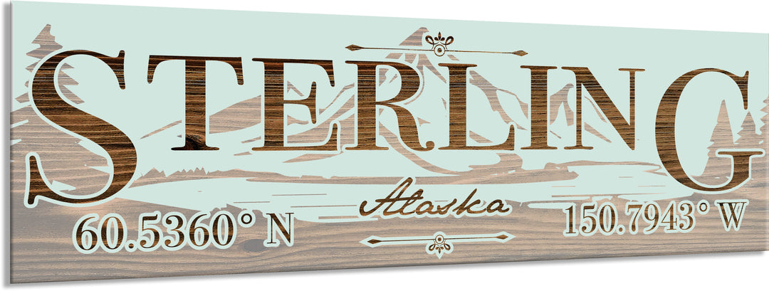 FP0022 - Sterling, AK Engraved Stick (Bronze)