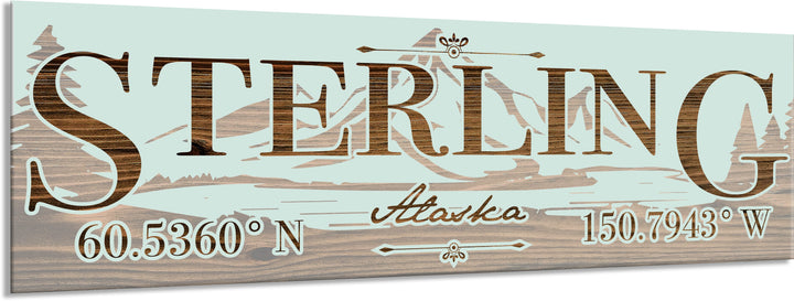 FP0022 - Sterling, AK Engraved Stick (Bronze)