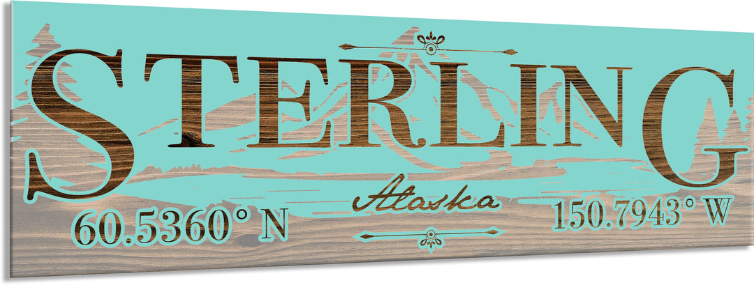 FP0022 - Sterling, AK Engraved Stick (Bronze)