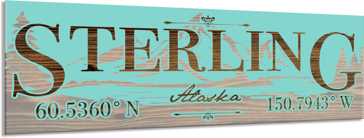 FP0022 - Sterling, AK Engraved Stick (Bronze)